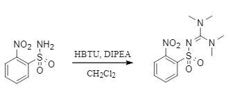 Beteiligung von HBTU an der Konstruktion von Sulfoguanidin-Analoga