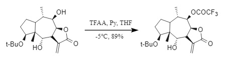 Trifluoressigsäureanhydrid in Tfa eingeführt